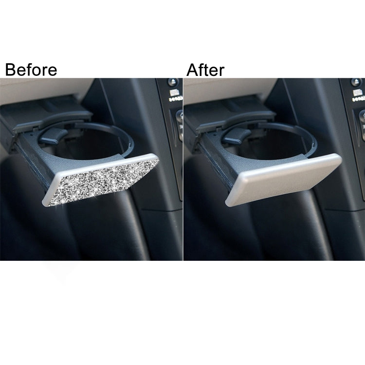 For Nissan 350Z 2003-2009 Car Passenger Storage Box Latch Diamond Decorative Sticker, Right Drive