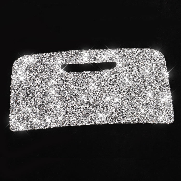 Car Central Control Storage Box Panel Diamond Decoration Sticker, Left and Right Drive