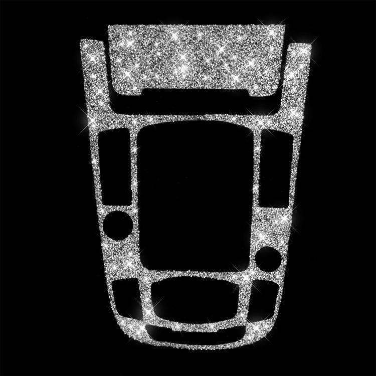 Car Gear Panel C Diamond Decoration Sticker, Left and Right Drive