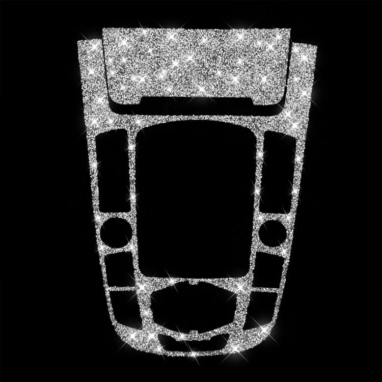 Car Gear Panel D Diamond Decoration Sticker, Left and Right Drive