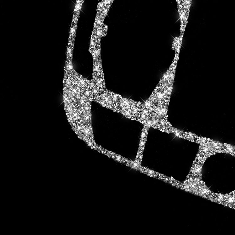 Car Gear Panel D Diamond Decoration Sticker, Left and Right Drive