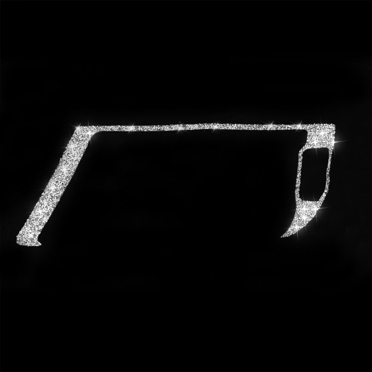 For Audi A4 / A5 / Q5 Car Navigation Outer Frame Diamond Decoration Sticker