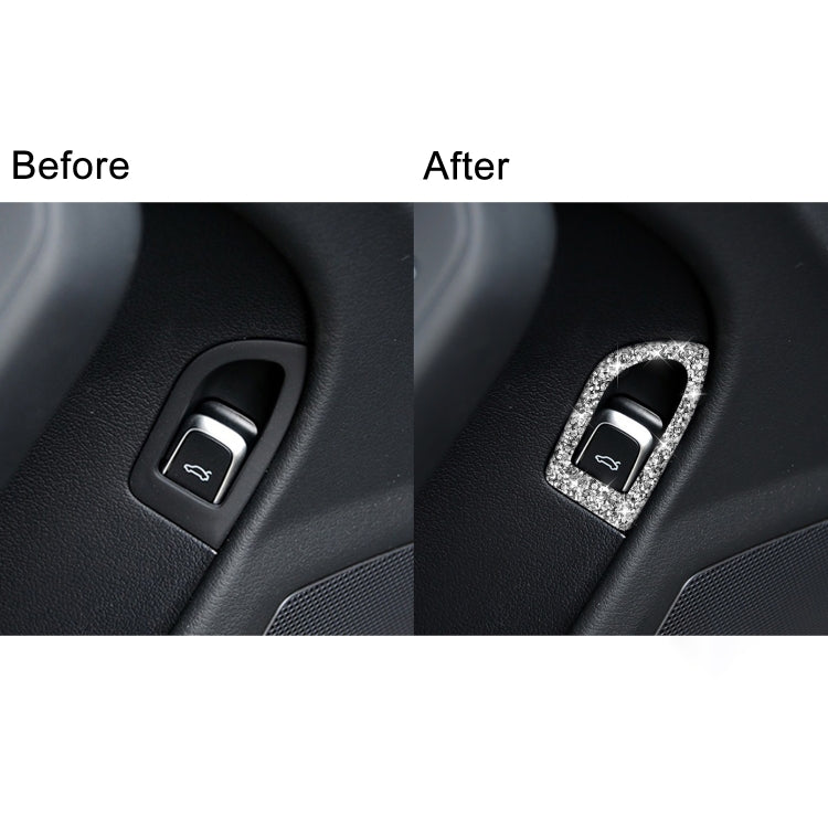 Car Trunk Switch Diamond Decoration Sticker, Left Drive