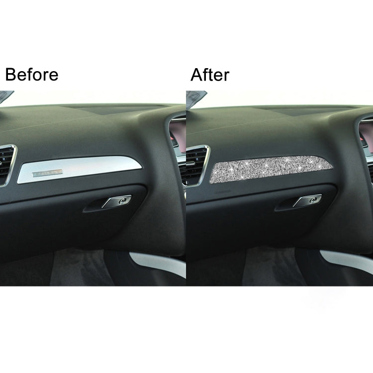 For Audi A4 / A5 / Q5 Car Dashboard Trim Diamond Decoration Sticker