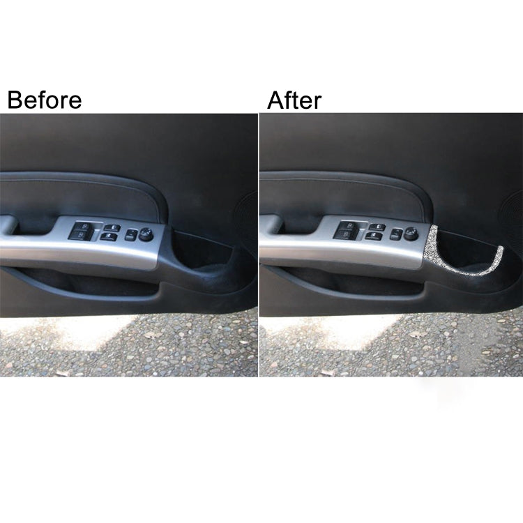 For Nissan 350Z 2006-2009 Car Door Water Cup Hole Diamond Sticker,Left and Right Drive Universal