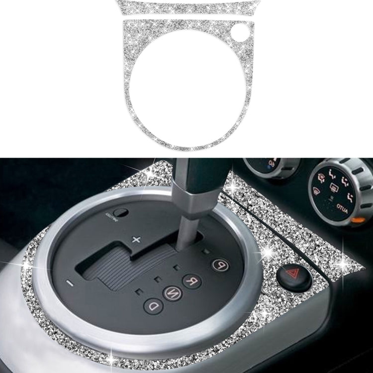 For Nissan 350Z 2006-2009 Car Gear Panel Diamond Sticker, Right Drive
