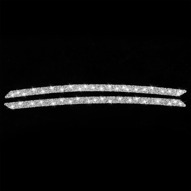 Car Light Eyebrow Diamond Decoration Sticker, Left and Right Drive
