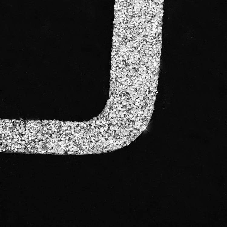 Car Gear Panel Frame Diamond Decoration Sticker, Left Drive