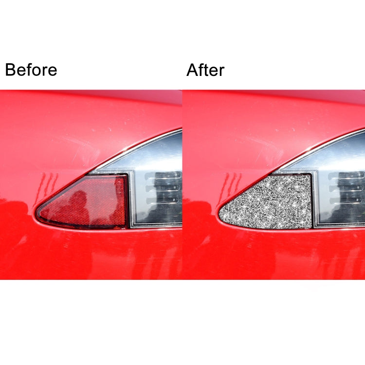 For Tesla Model S Car Charging Port Board Diamond Sticker,Left and Right Drive Universal