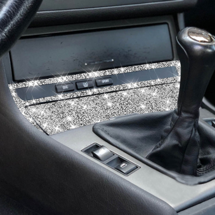 For BMW Series 3 E46 1998-2005 Car Cigarette Lighter Frame Diamond Decoration Sticker