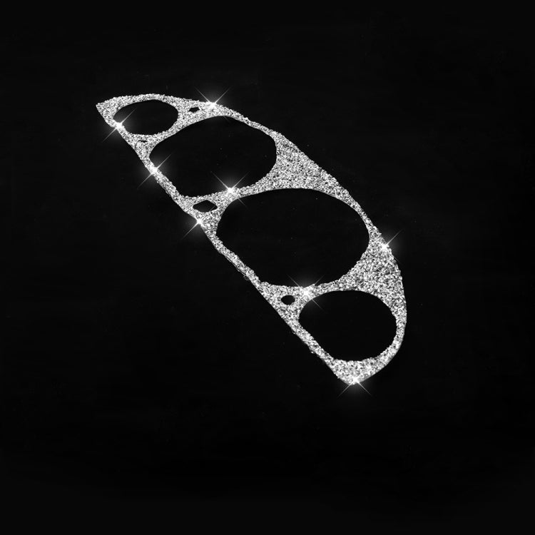Car Speed Dashboard Diamond Decoration Sticker, Left and Right Drive