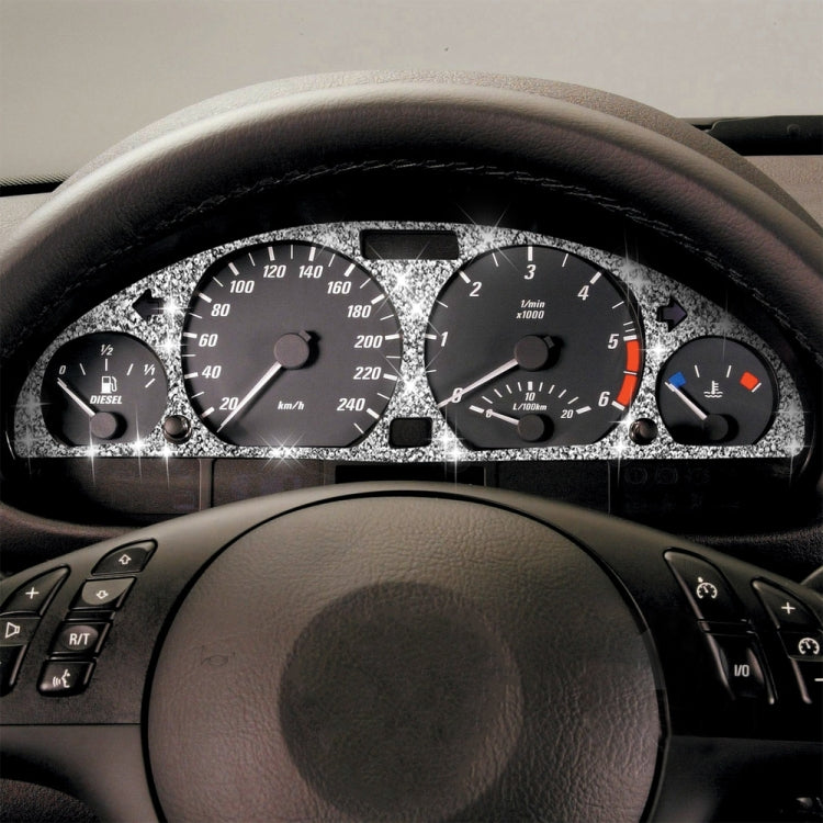 Car Speed Dashboard Diamond Decoration Sticker, Left and Right Drive