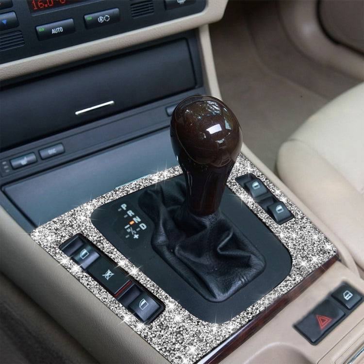 For BMW Series 3 E46 1998-2005 Car Center Control Panel Diamond Decoration Sticker