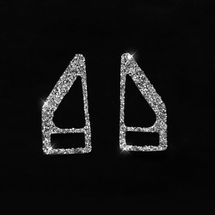 Car Rear Seat Reading Light Diamond Decoration Sticker, Left and Right Drive