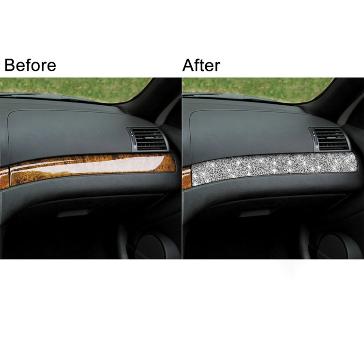 For BMW Series 3 E46 1998-2005 Car Copilot Central Control Diamond Decoration Sticker