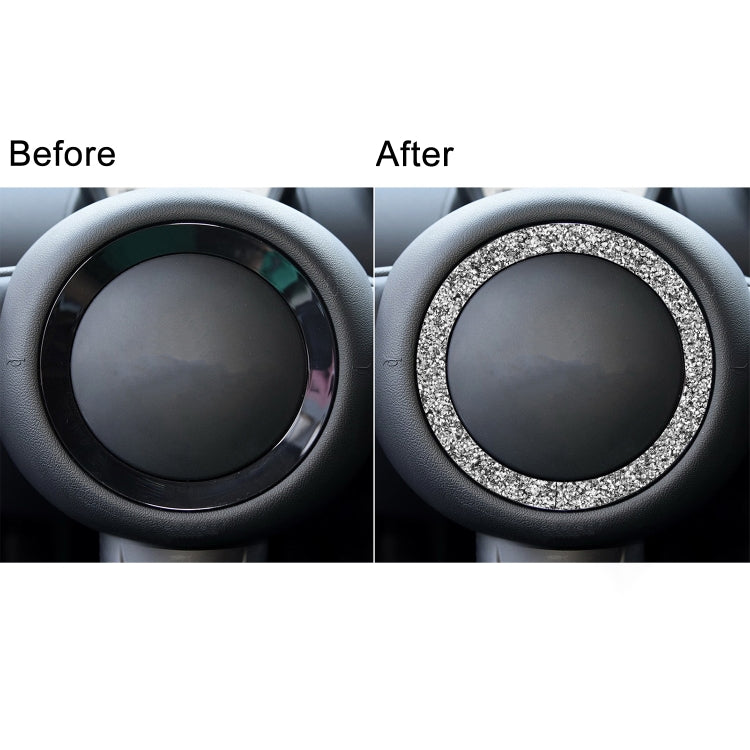 Car Steering Wheel R Chassis Diamond Decoration Sticker