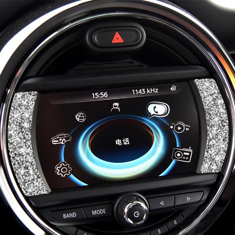 Car F Chassis Navigation Panel Diamond Decoration Sticker