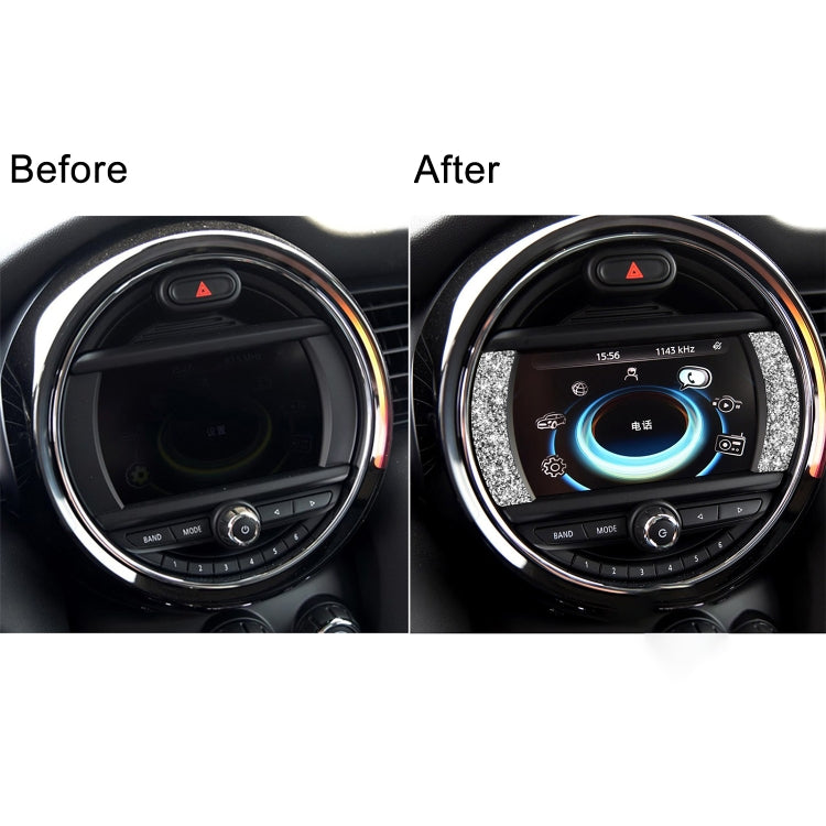 Car F Chassis Navigation Panel Diamond Decoration Sticker