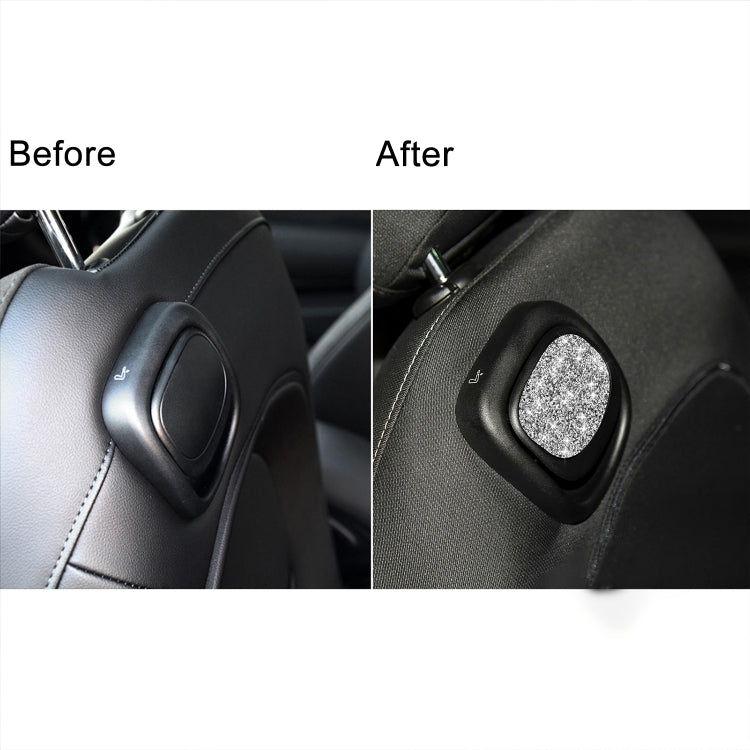 Car Seat Back Handle Diamond Decoration Sticker