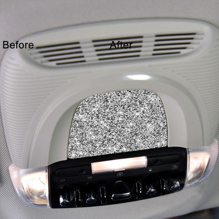 Car Reading Light Panel Diamond Decoration Sticker