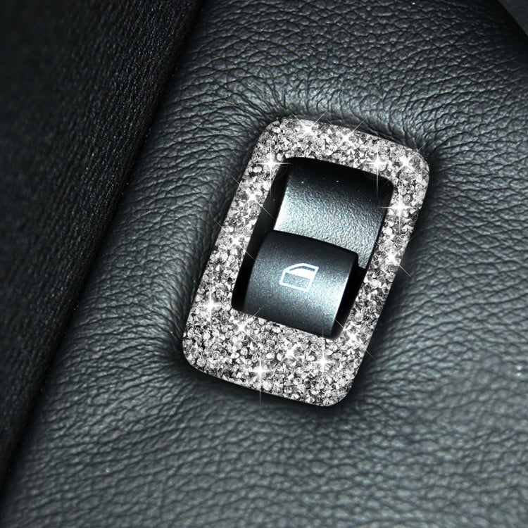 For BMW X5 E70 2008-2013 / X6 E71 2009-2014 Car Window Lift Panel Diamond Decoration Sticker