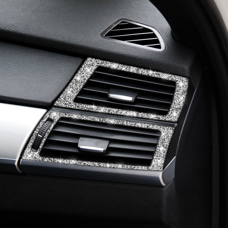 For BMW X5 E70 / X6 E71 2008-2013 Car Side Air Outlet Diamond Decoration Sticker