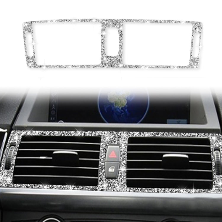 For BMW X5 E70 / X6 E71 2008-2013 Car Middle Air Outlet Diamond Decoration Sticker