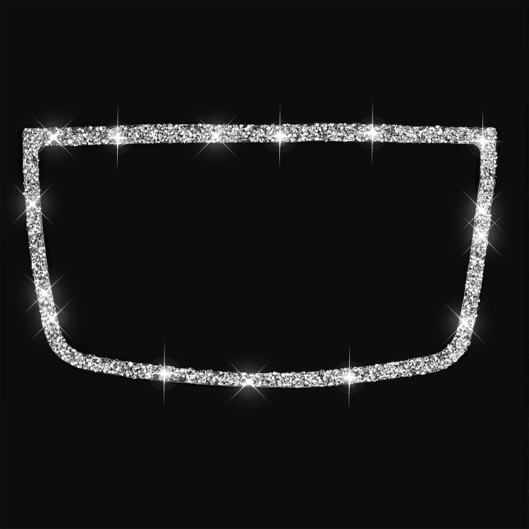 For BMW X5 E70 / X6 E71 2008-2013 Car Dashboard Horn Frame Diamond Decoration Sticker