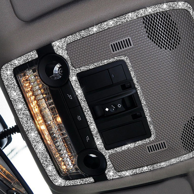 For BMW X5 E70 / X6 E71 2008-2013 2pcs Car Reading Light Diamond Decoration Sticker