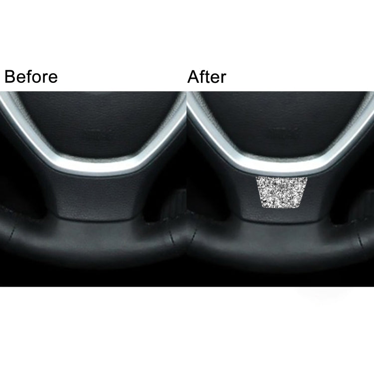 For BMW X5 E70 / X6 E71 2008-2013 Car Steering Wheel Diamond Decoration Sticker