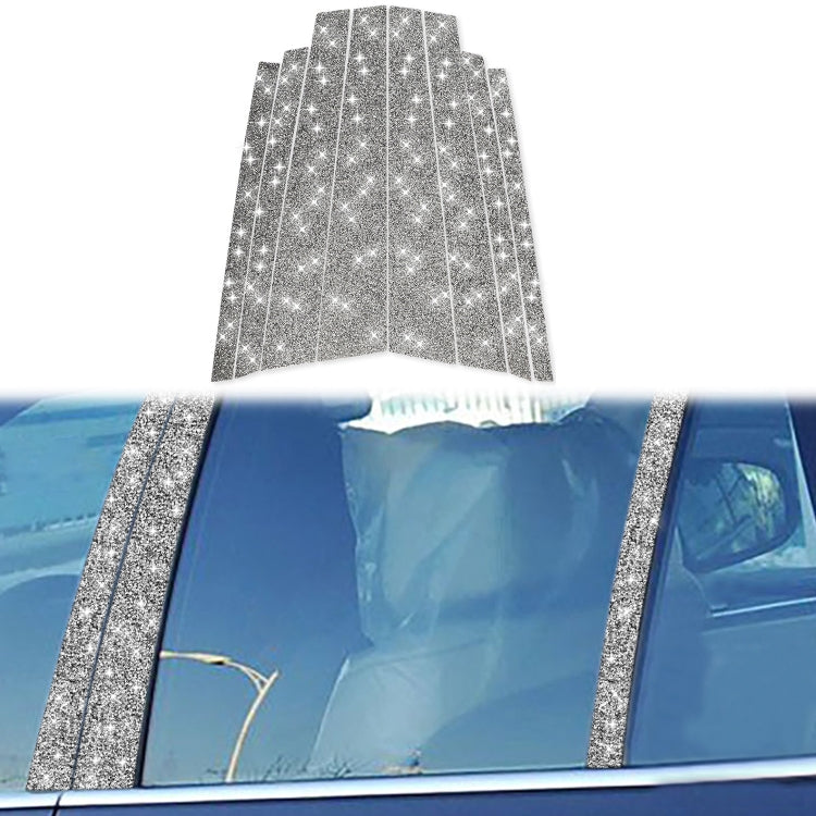 For BMW X5 E70 2008-2013 8pcs Car B-Pillar Diamond Decoration Sticker