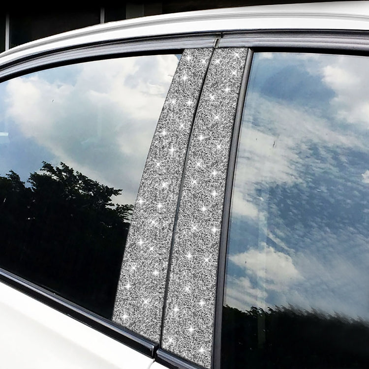 For BMW X5 E70 2008-2013 8pcs Car B-Pillar Diamond Decoration Sticker