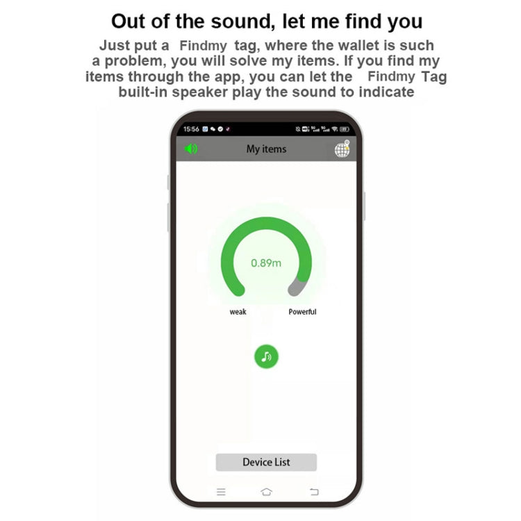F6 Circular Global Location Tracker Anti-lost Device