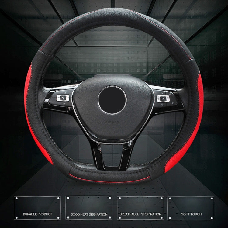 Round Style Car Universal Anti-skid Steering Wheel Cover, Diameter: 38cm