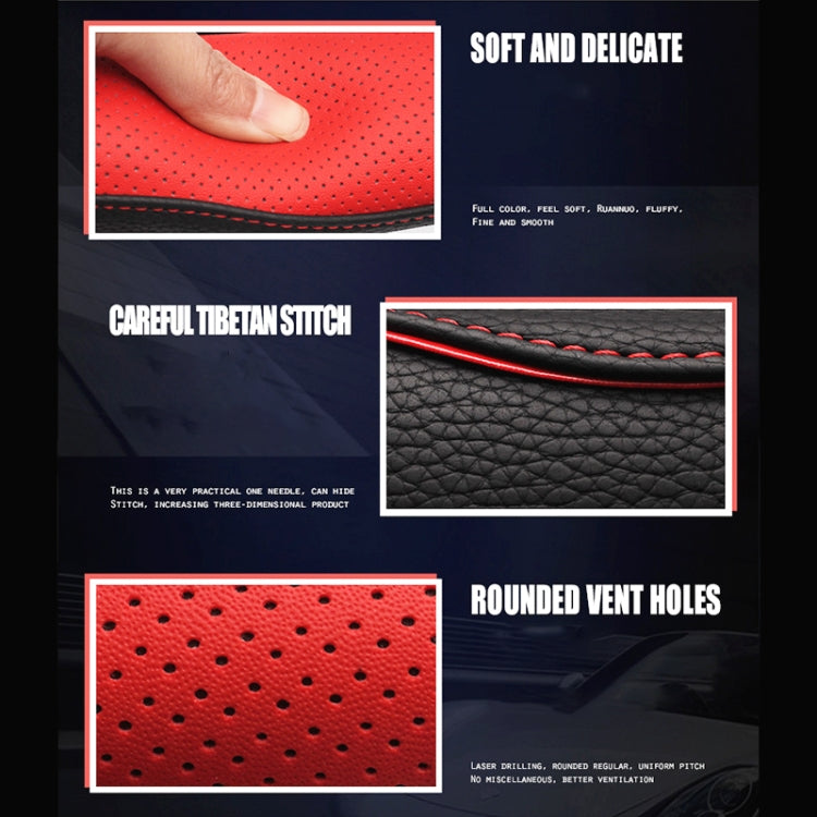 Round Style Car Universal Anti-skid Steering Wheel Cover, Diameter: 38cm