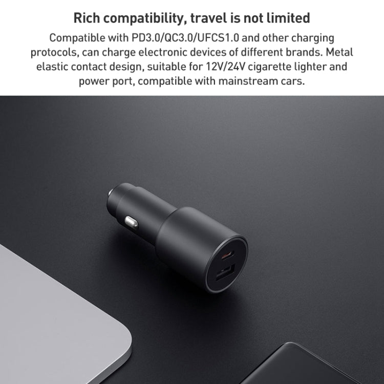 Original Xiaomi 43W Dual Ports USB + USB-C / Type-C Car Charger 1A1C