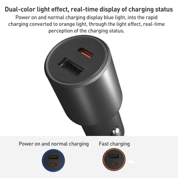 Original Xiaomi 43W Dual Ports USB + USB-C / Type-C Car Charger 1A1C