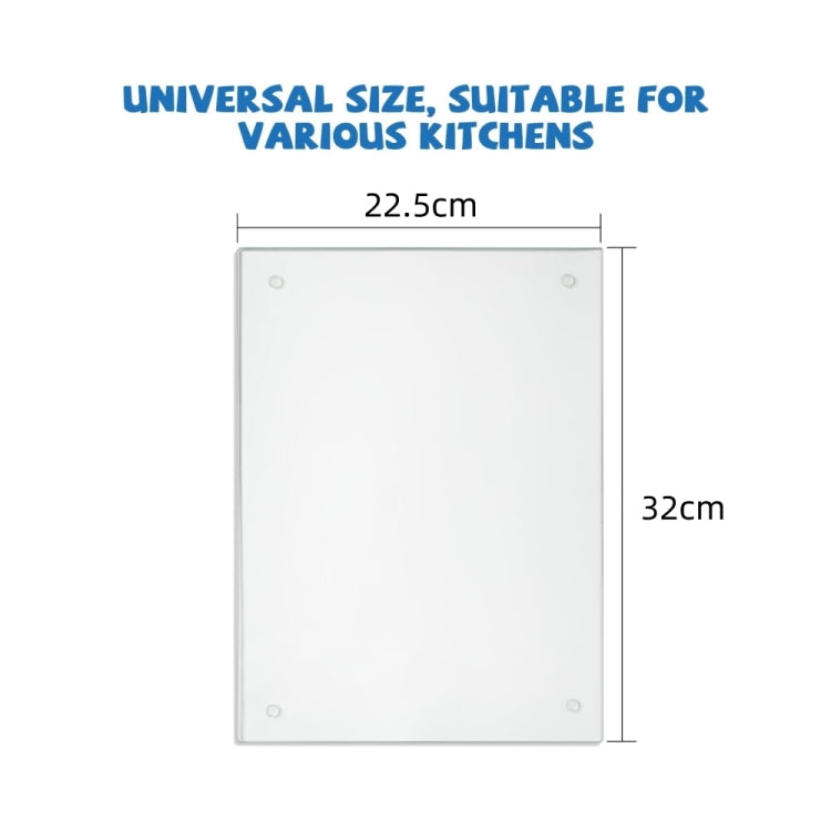 YX077 Transparent Acrylic Non Slip Cutting Board