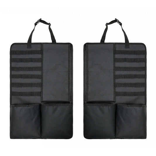 2pcs / Set Car Front Seat Back Storage Bag Car Hanging Organiser