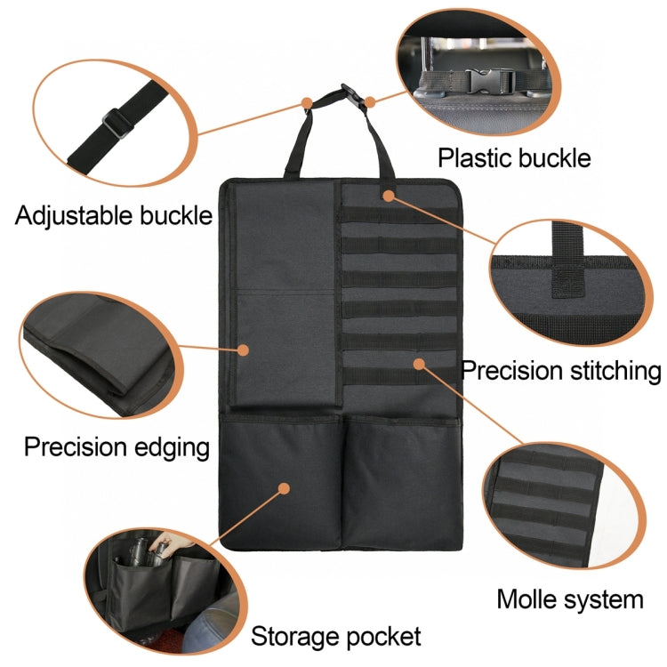 2pcs / Set Car Front Seat Back Storage Bag Car Hanging Organiser