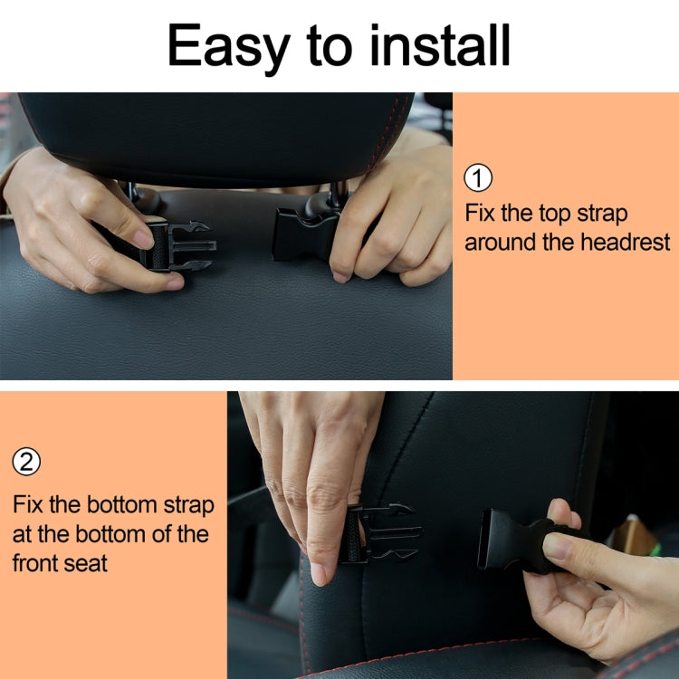 2pcs / Set Car Front Seat Back Storage Bag Car Hanging Organiser
