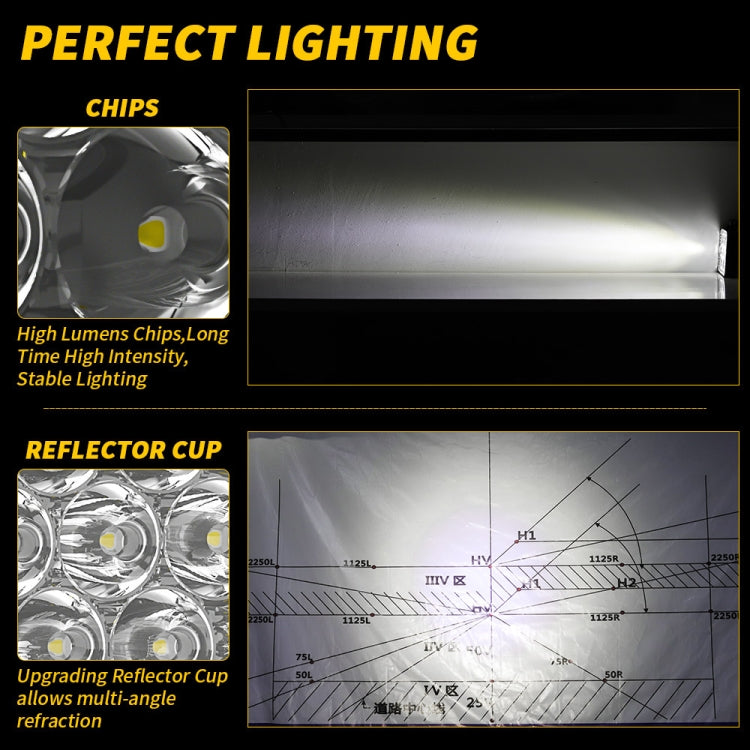 9-30V 12W 6000K 2.5 inch Car LED Engineering Auxiliary Light