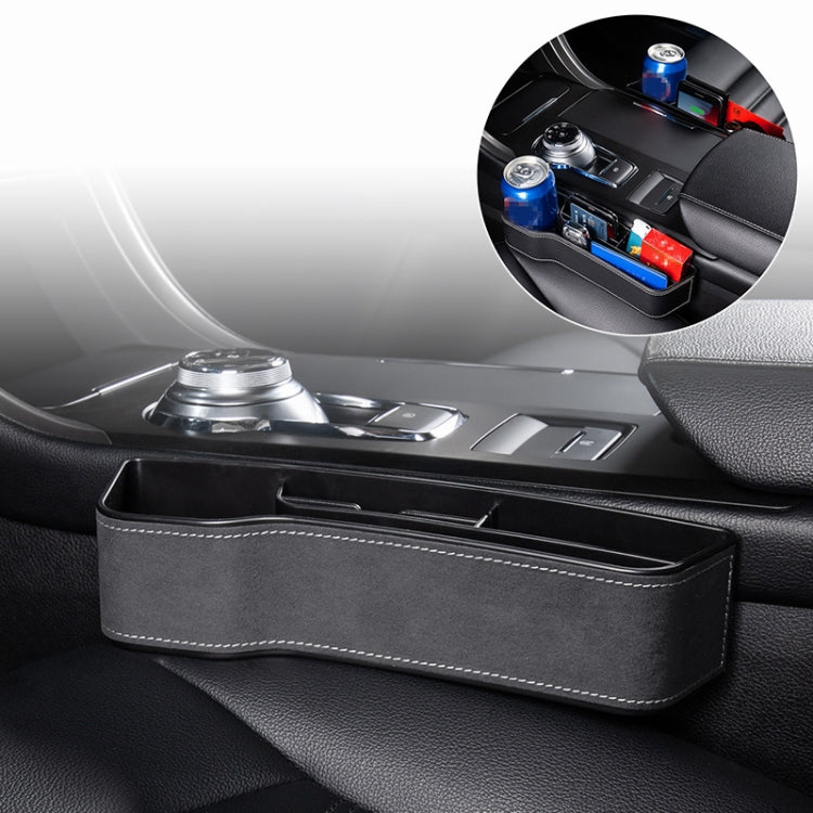 Stylish Car Console Organiser with Cup Holder and Side Storage – Feathered Flair Design