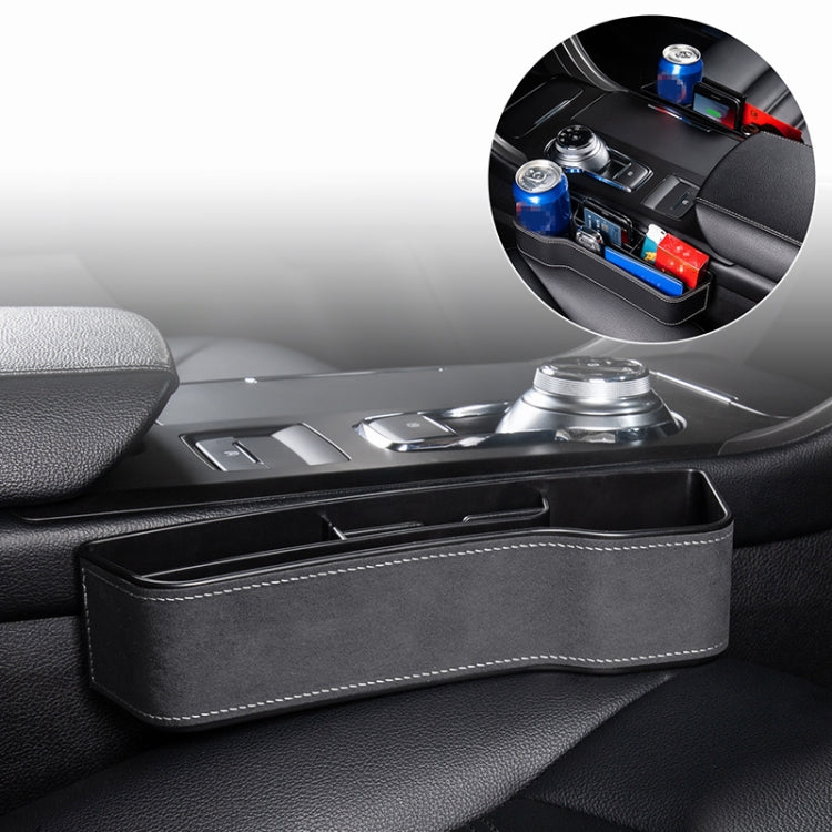 Stylish Car Console Organiser with Cup Holder and Side Storage – Feathered Flair Design