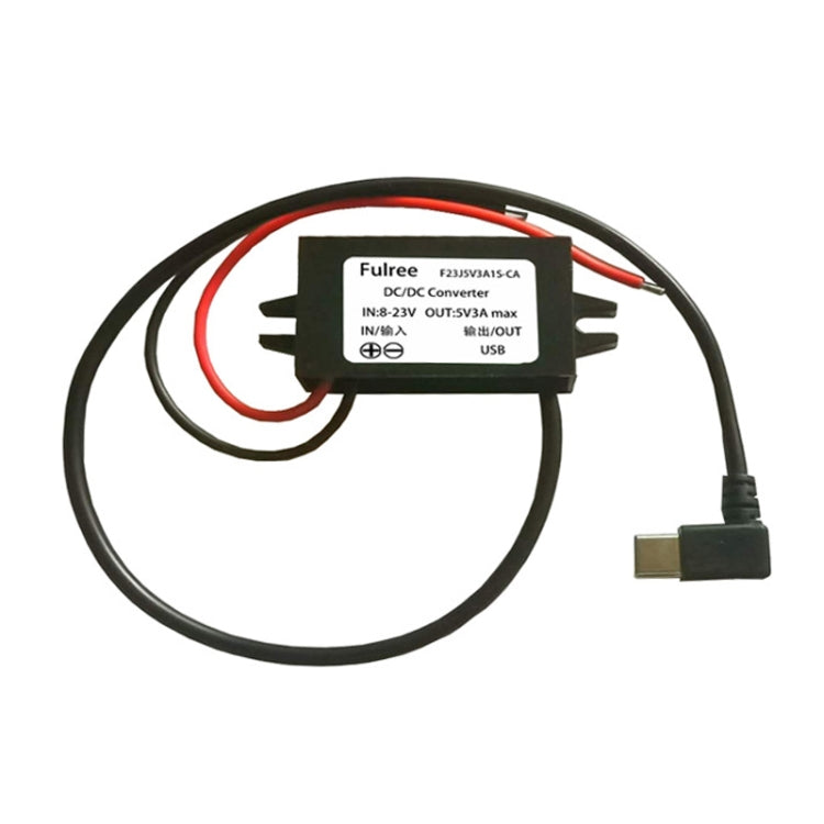 12V to 5V 3A Car Power Converter DC Module Voltage Regulator, Type-C Elbow, Type-C Straight, USB Female with Ears, Dual USB Female, USB+Micro USB, USB+mini, Dual USB with Ears, 2 in 1 Dual USB Female