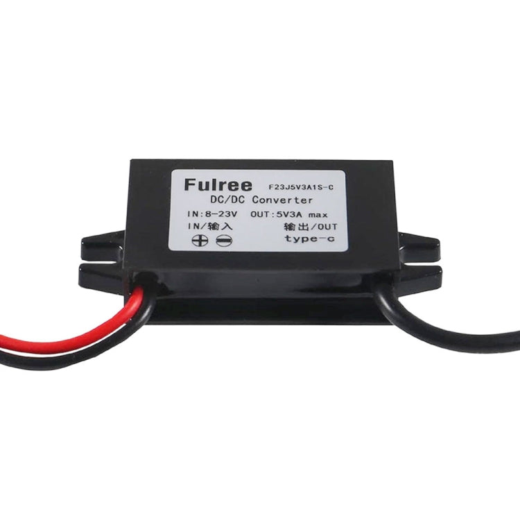 12V to 5V 3A Car Power Converter DC Module Voltage Regulator, Type-C Elbow, Type-C Straight, USB Female with Ears, Dual USB Female, USB+Micro USB, USB+mini, Dual USB with Ears, 2 in 1 Dual USB Female