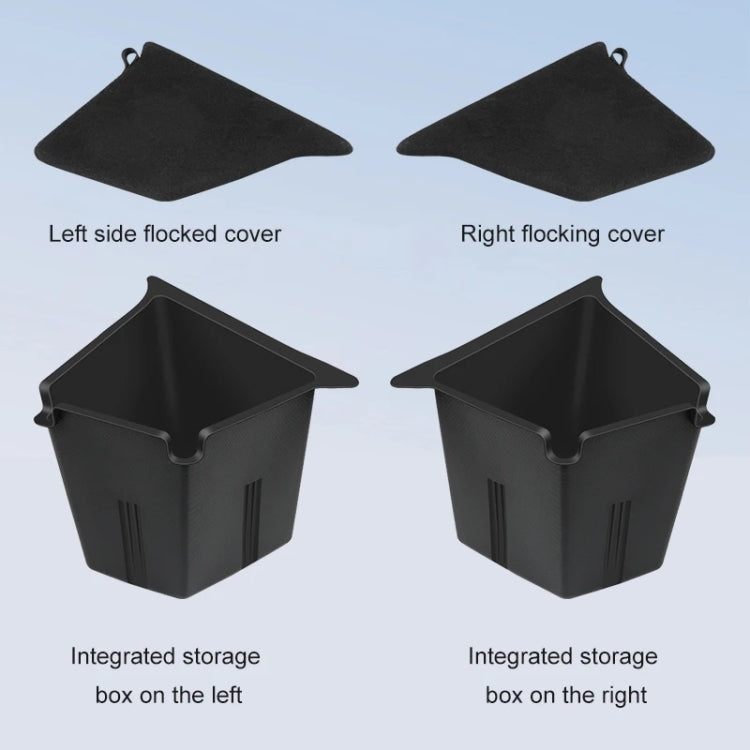 For Tesla Model 3 2pcs / Set Car Trunk Side Storage Box, Flagship Model