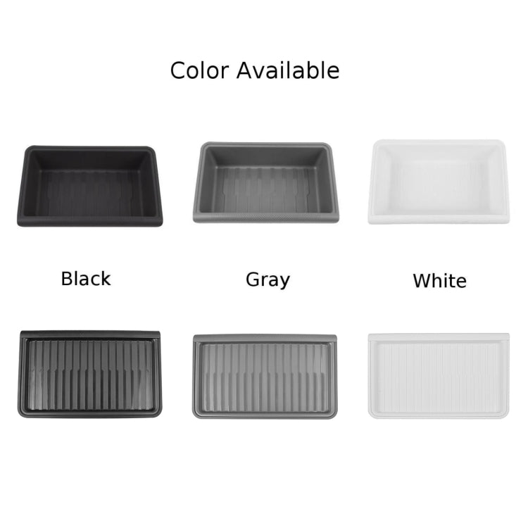 For Tesla Model Y 2021-2023 TPE Storage Organizer Under Car Seat