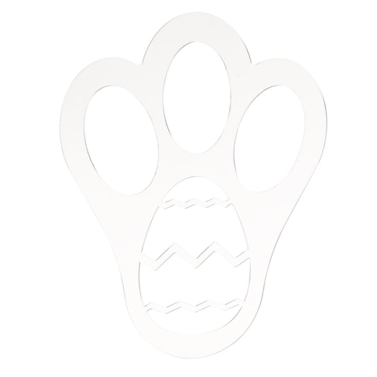Acrylic Easter Bunny Footprint Template