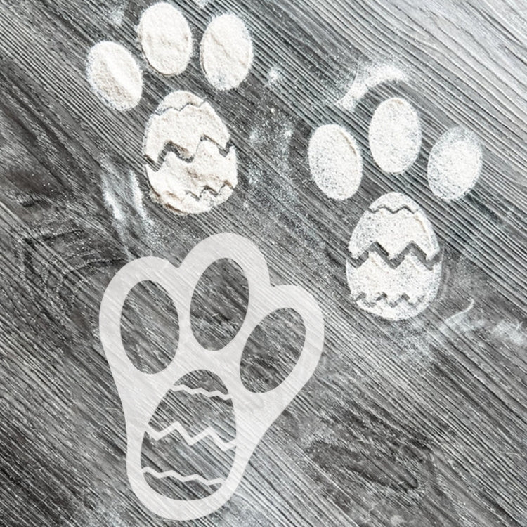 Acrylic Easter Bunny Footprint Template